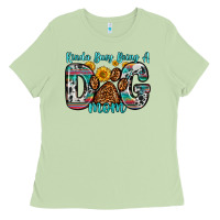 Matcha kinda busy being a dog mom Ladies Tee - Zillion Design Studio
