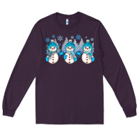 Plum snowman winter Long Sleeve Tee - JahusDesignShop