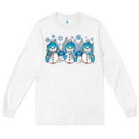 White snowman winter Long Sleeve Tee - JahusDesignShop