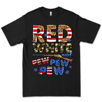 Black red white and pew pew pew Premium Tee - Zillion Design Studio