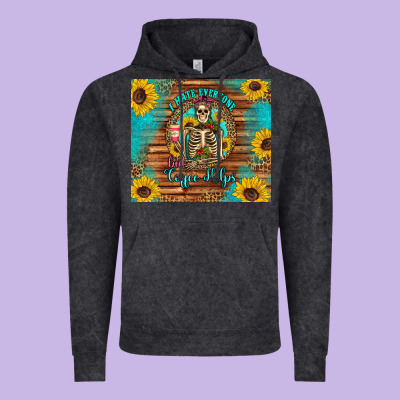 I Hate Everyone But Coffee Helps Western Skeleton Coffee Sunflowers Vintage Hoodie Designed By Artiststas
