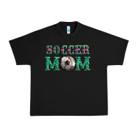 Black soccer mom with leopard ball and serape leopard Urban Heavy Tee - Artiststas