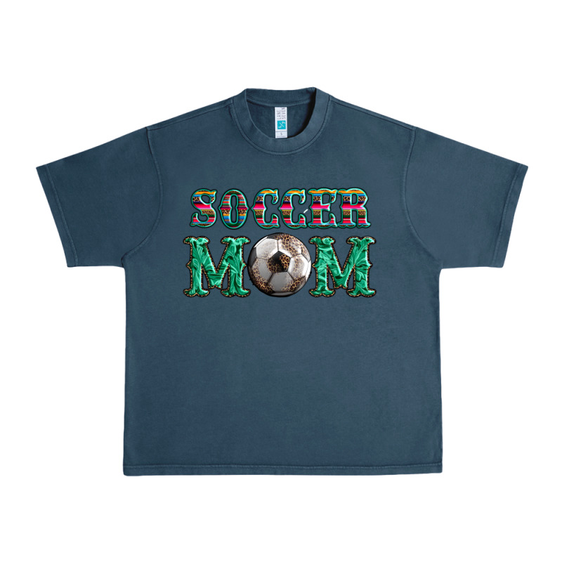Soccer Mom With Leopard Ball And Serape Leopard Urban Heavy Tee by Artiststas | Teevron