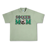 Oil Green soccer mom with leopard ball and serape leopard Urban Heavy Tee - Artiststas