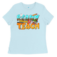 Baby Blue ready to teach Ladies Tee - texasbilliewilder
