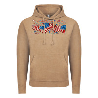 Vintage Coffee fourth of july american flag Vintage Hoodie - RanaPortraitStore