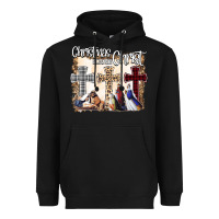 Black Christmas Begins With Christ Heavyweight Hoodie - Bettercallsaul