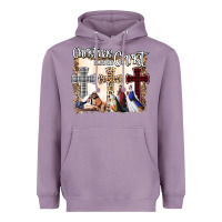 Lavender Christmas Begins With Christ Heavyweight Hoodie - Bettercallsaul