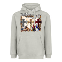 Moon Dust Christmas Begins With Christ Heavyweight Hoodie - Bettercallsaul