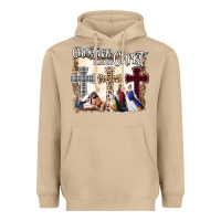 Mushroom Christmas Begins With Christ Heavyweight Hoodie - Bettercallsaul