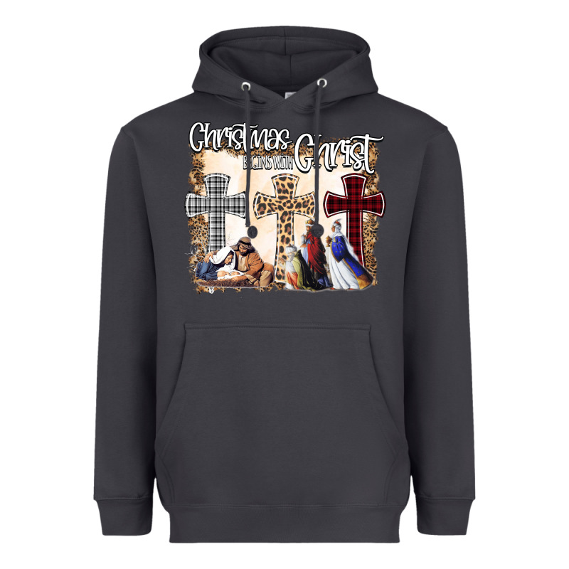 Christmas Begins With Christ Heavyweight Hoodie by Bettercallsaul | Teevron