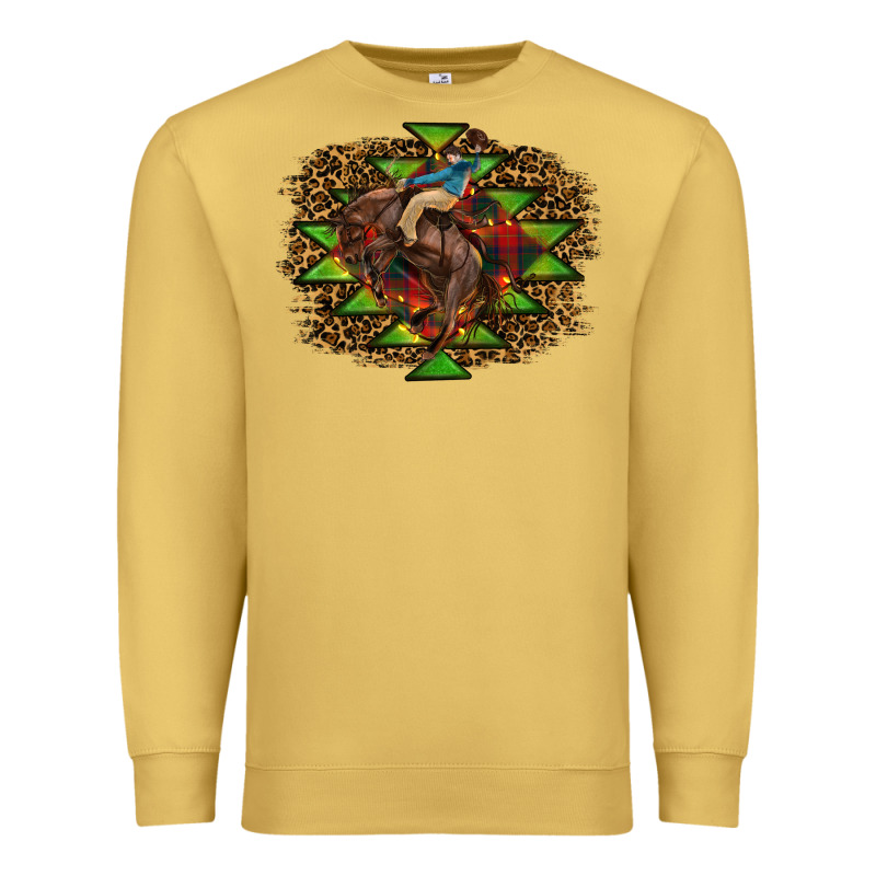 Christmas Rodeo Premium Sweatshirt by RanaPortraitStore | Teevron