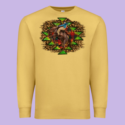 Christmas Rodeo Premium Sweatshirt Designed By Ranaportraitstore