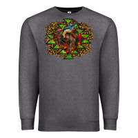 Charcoal Heather christmas rodeo Premium Sweatshirt - RanaPortraitStore