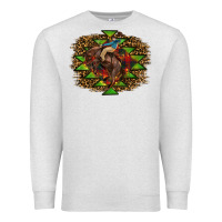 Oatmeal Heather christmas rodeo Premium Sweatshirt - RanaPortraitStore