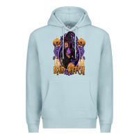 Blue Mist Bad Witch Black Woman Premium Hoodie - texasbilliewilder