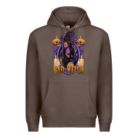 Coffee Bad Witch Black Woman Premium Hoodie - texasbilliewilder