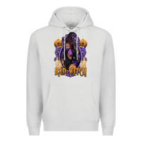 Dove Grey Bad Witch Black Woman Premium Hoodie - texasbilliewilder