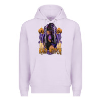 Lilac Bad Witch Black Woman Premium Hoodie - texasbilliewilder