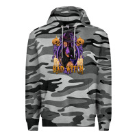 Slate Camo Bad Witch Black Woman Premium Hoodie - texasbilliewilder