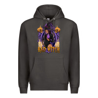 Smoke Bad Witch Black Woman Premium Hoodie - texasbilliewilder