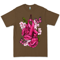 Cacao Cancer Boxing Gloves with Ribbon Premium Tee - texasbilliewilder