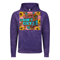 Cloud Purple cowgirls don't crty boots hat sunflowers tumbler Vintage Hoodie - Artiststas
