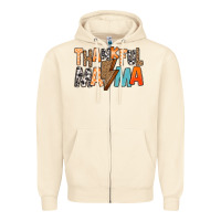 Sandshell Thankful Mama Zipper Hoodie - MaliasSmallBusiness