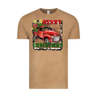 Vintage Camel merry christmas with truck Vintage Tee - AdoDesignShop