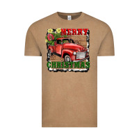 Vintage Coffee merry christmas with truck Vintage Tee - AdoDesignShop