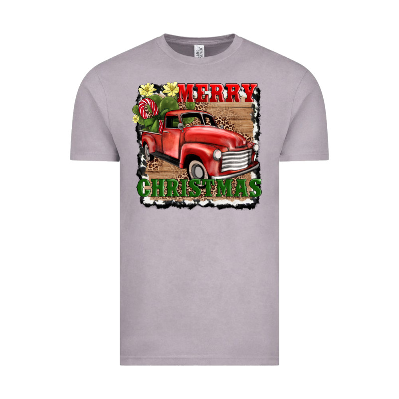 Merry Christmas With Truck Vintage Tee by AdoDesignShop | Teevron