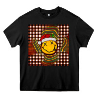 Black Christmas smiley face Heavy Core Tee - BarkalooDesign