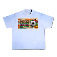 Grape Ice soccer mom with ball and sunflower cactus serape licanse plate Urban Heavy Tee - Artiststas