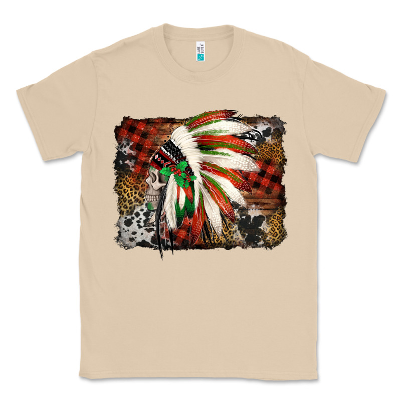 Indian Headdress Christmas Classic Tee by Jasminsmagicworld | Teevron