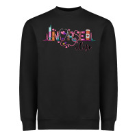 Black nurse life Heavyweight Sweatshirt - BarkalooDesign