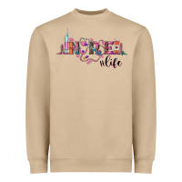Mushroom nurse life Heavyweight Sweatshirt - BarkalooDesign