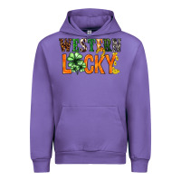 Western Lucky With Clover St. Patricks Day Urban Hoodie | Teevron