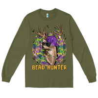 Army Green bead hunter Long Sleeve Tee - MaliasSmallBusiness