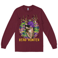 Burgundy bead hunter Long Sleeve Tee - MaliasSmallBusiness