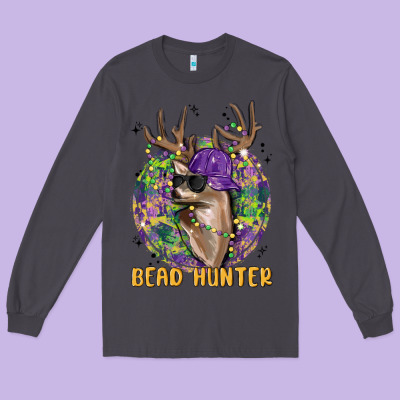 Bead Hunter Long Sleeve Tee Designed By Maliassmallbusiness