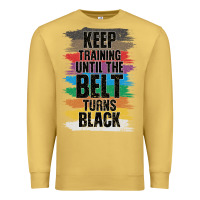 Antique Gold Black Belt Martial Art Training Karate TaeKwonDo Premium Sweatshirt - Bettercallsaul