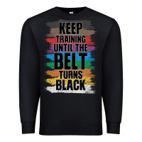 Black Black Belt Martial Art Training Karate TaeKwonDo Premium Sweatshirt - Bettercallsaul