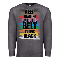 Charcoal Heather Black Belt Martial Art Training Karate TaeKwonDo Premium Sweatshirt - Bettercallsaul