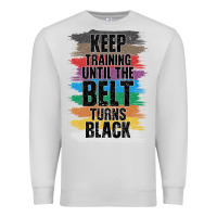 Dove Grey Black Belt Martial Art Training Karate TaeKwonDo Premium Sweatshirt - Bettercallsaul