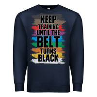 Navy Black Belt Martial Art Training Karate TaeKwonDo Premium Sweatshirt - Bettercallsaul