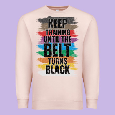 Black Belt Martial Art Training Karate Taekwondo Premium Sweatshirt Designed By Bettercallsaul