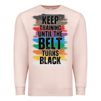 Pale Pink Black Belt Martial Art Training Karate TaeKwonDo Premium Sweatshirt - Bettercallsaul