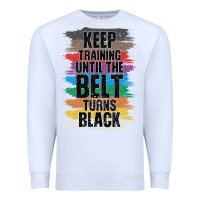White Black Belt Martial Art Training Karate TaeKwonDo Premium Sweatshirt - Bettercallsaul