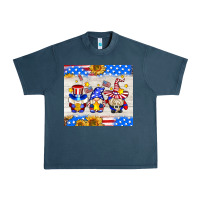 Midnight Navy American gnomes Urban Heavy Tee - AdoDesignShop