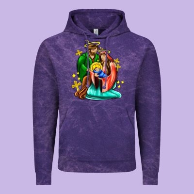 Oh Holy Night  With Cross Ado Vintage Hoodie Designed By Adodesignshop